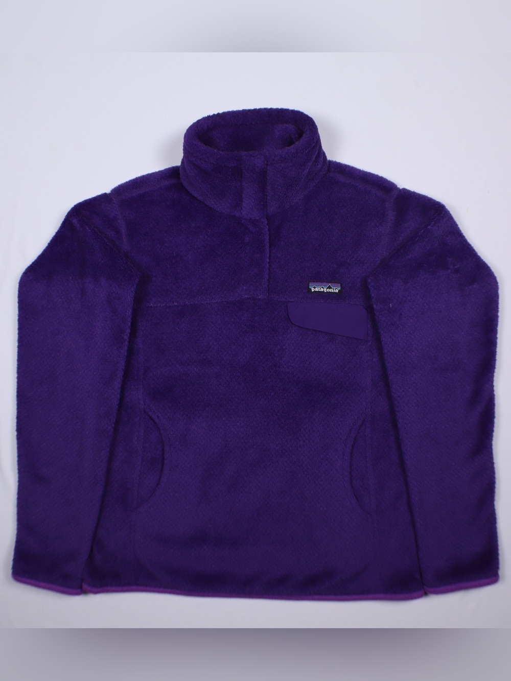 Patagonia Re-Tool Snap-T Fleece Pullover Women’s Small S Purple Deep